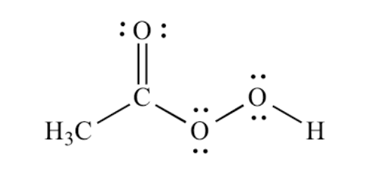 Peracetic acid structure