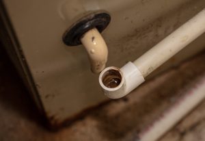 condensation drain has become plugged and must be cleaned - Sugar Land Mold Remediation